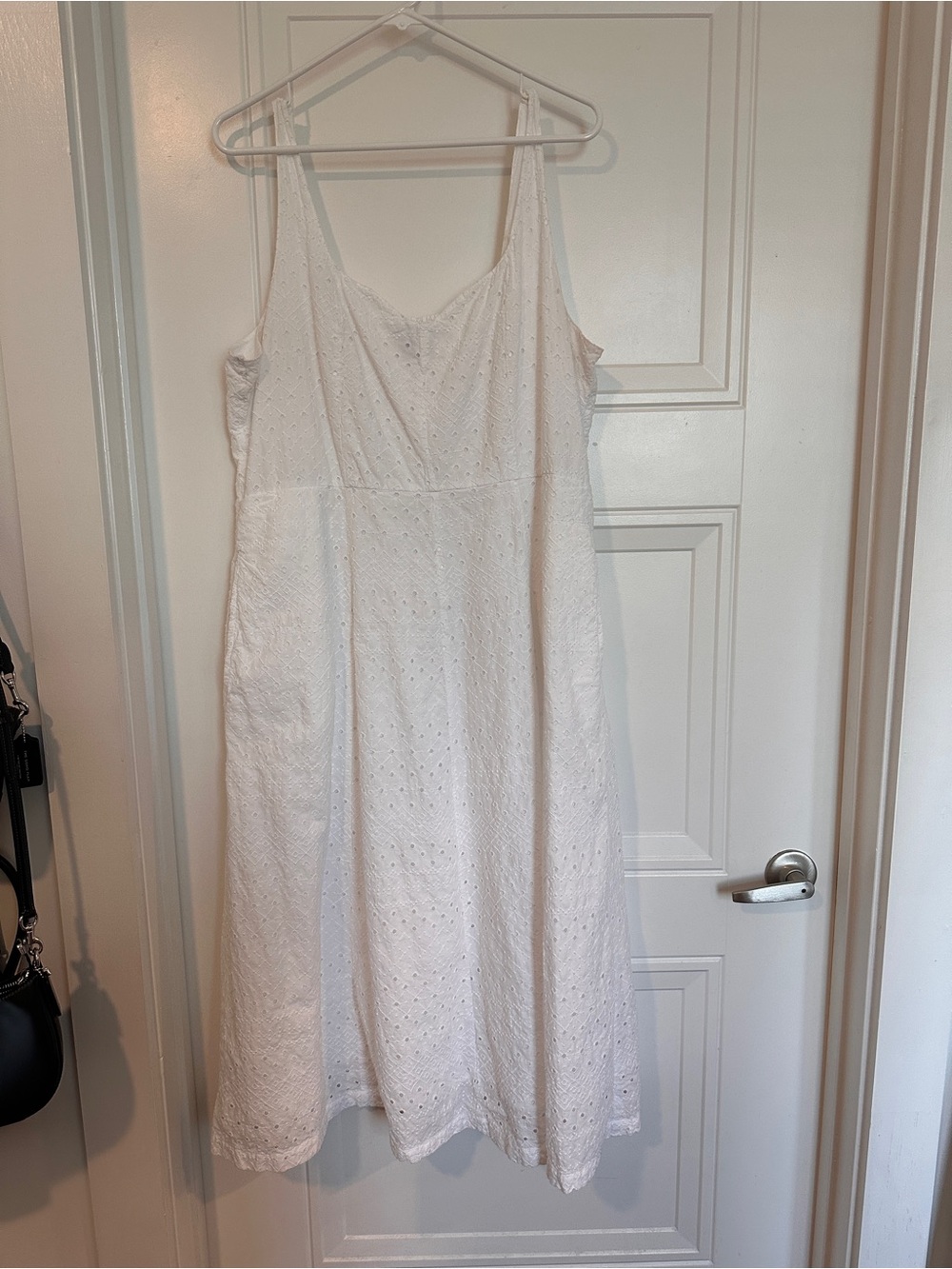 White Eyelet Maxi Sundress